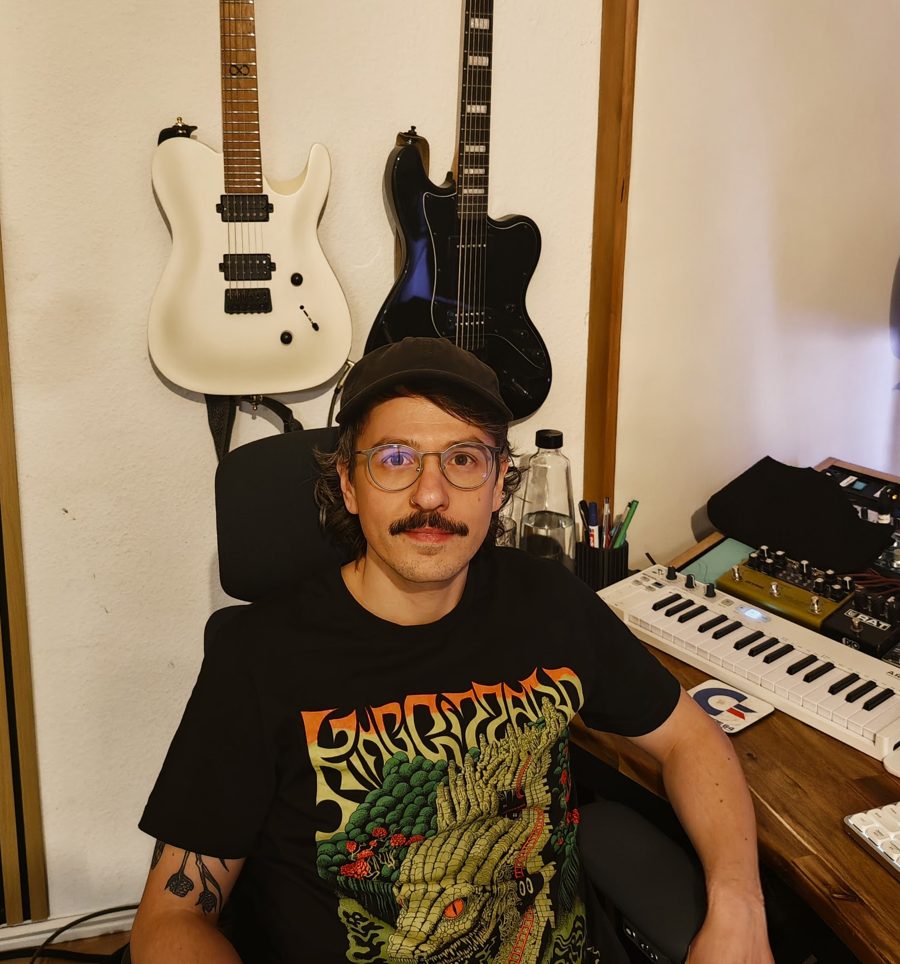 Philippe Spankus in his studio